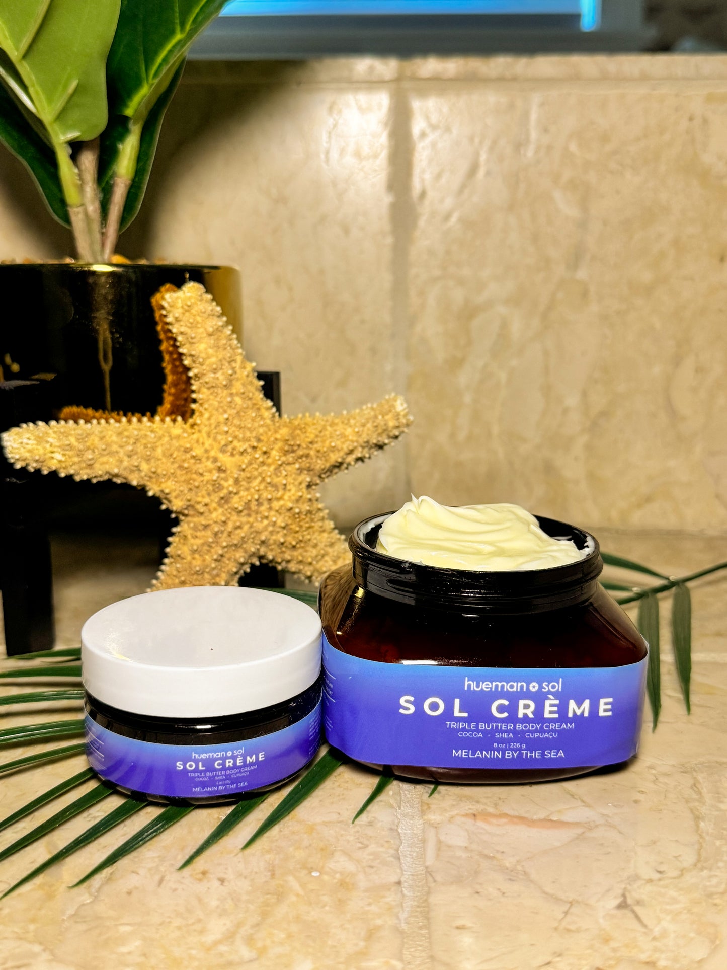SOL CRÈME DUO: Melanin by the Sea