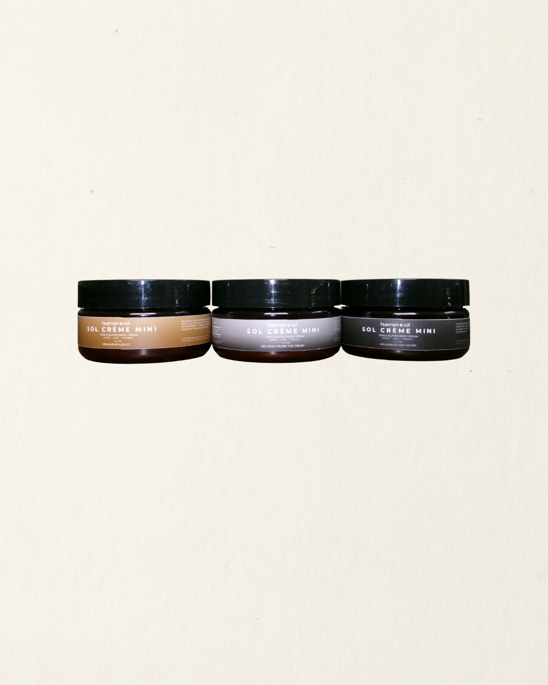 Sol Crème Mini Melanin Trio: Men’s Collection