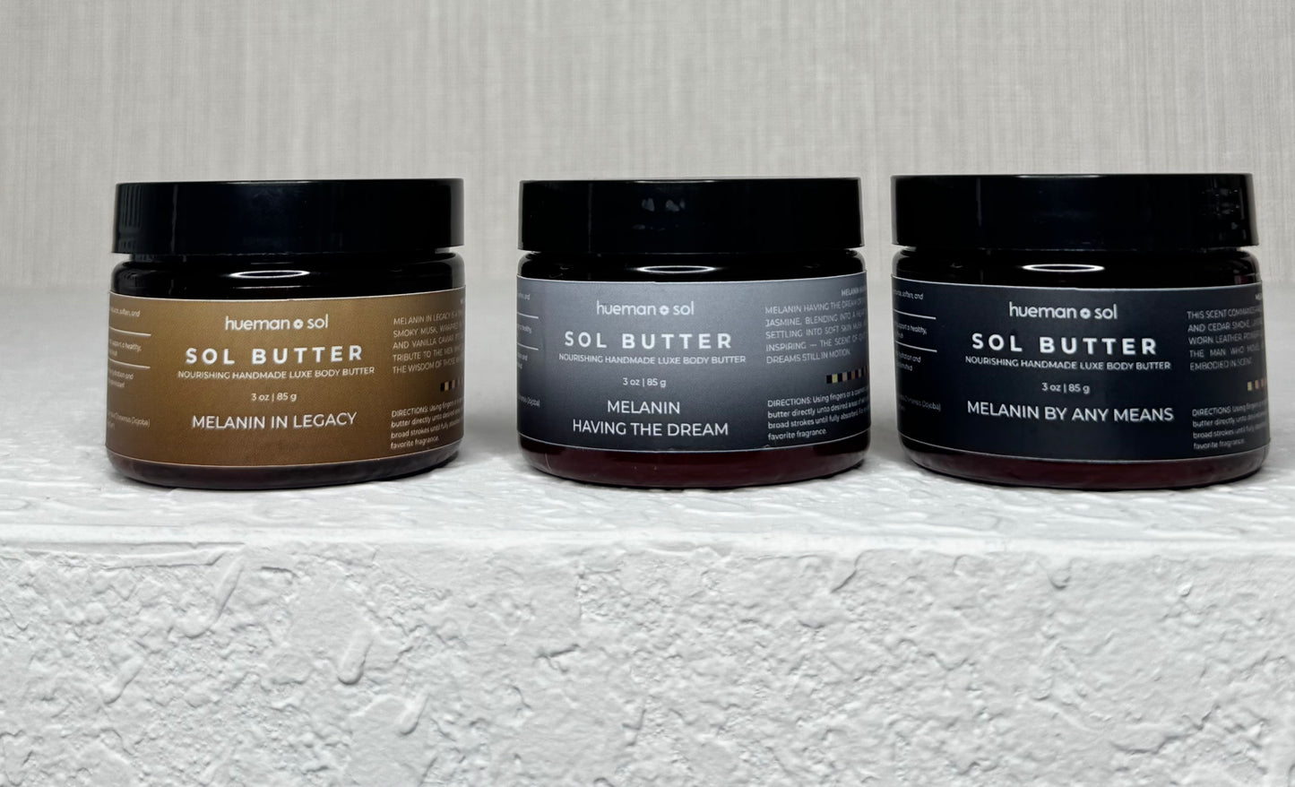 Sol Butter Mini Melanin Trio — Men’s Collection